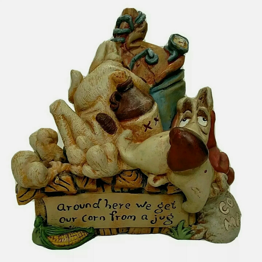 Vtg Beaurgard By Gaham Heavy Resin Figure Statue Home Decor Holiday Gift